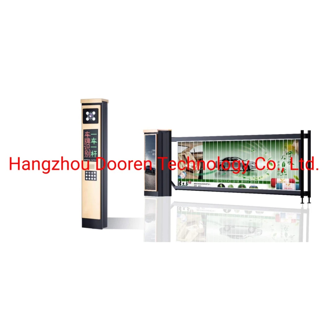 Automatic Parking Advertising Barrier Gate with LED Boom