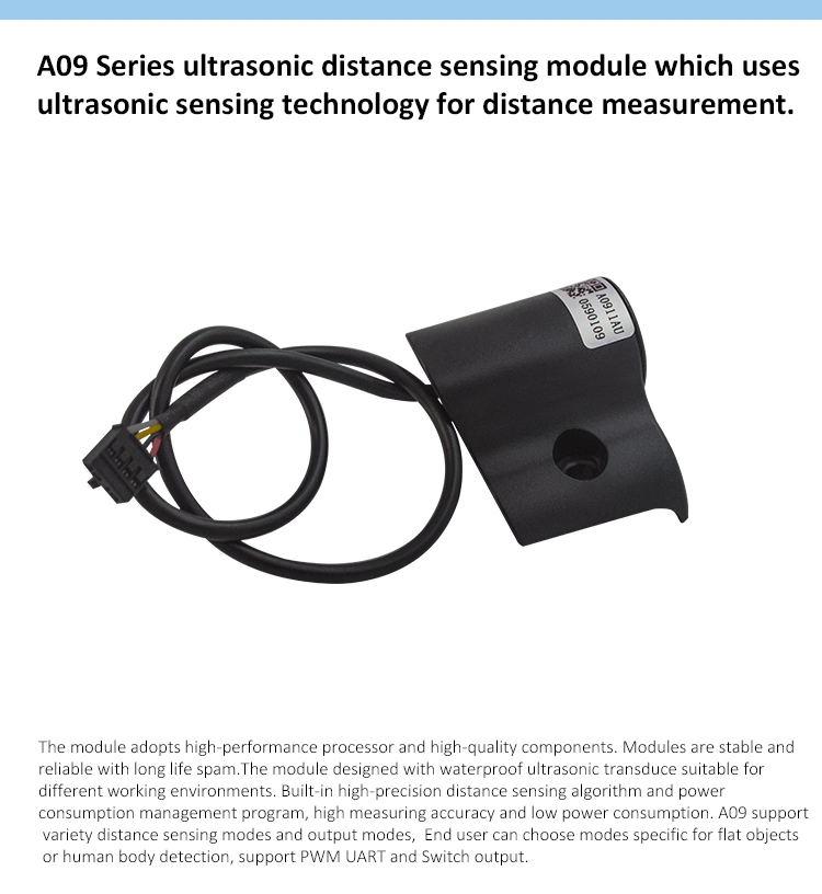 Ultrasonic Robort Sensor with Temperature Compensate Range of 20-350 Cm